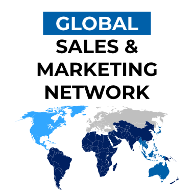 Global sales and marketing network.